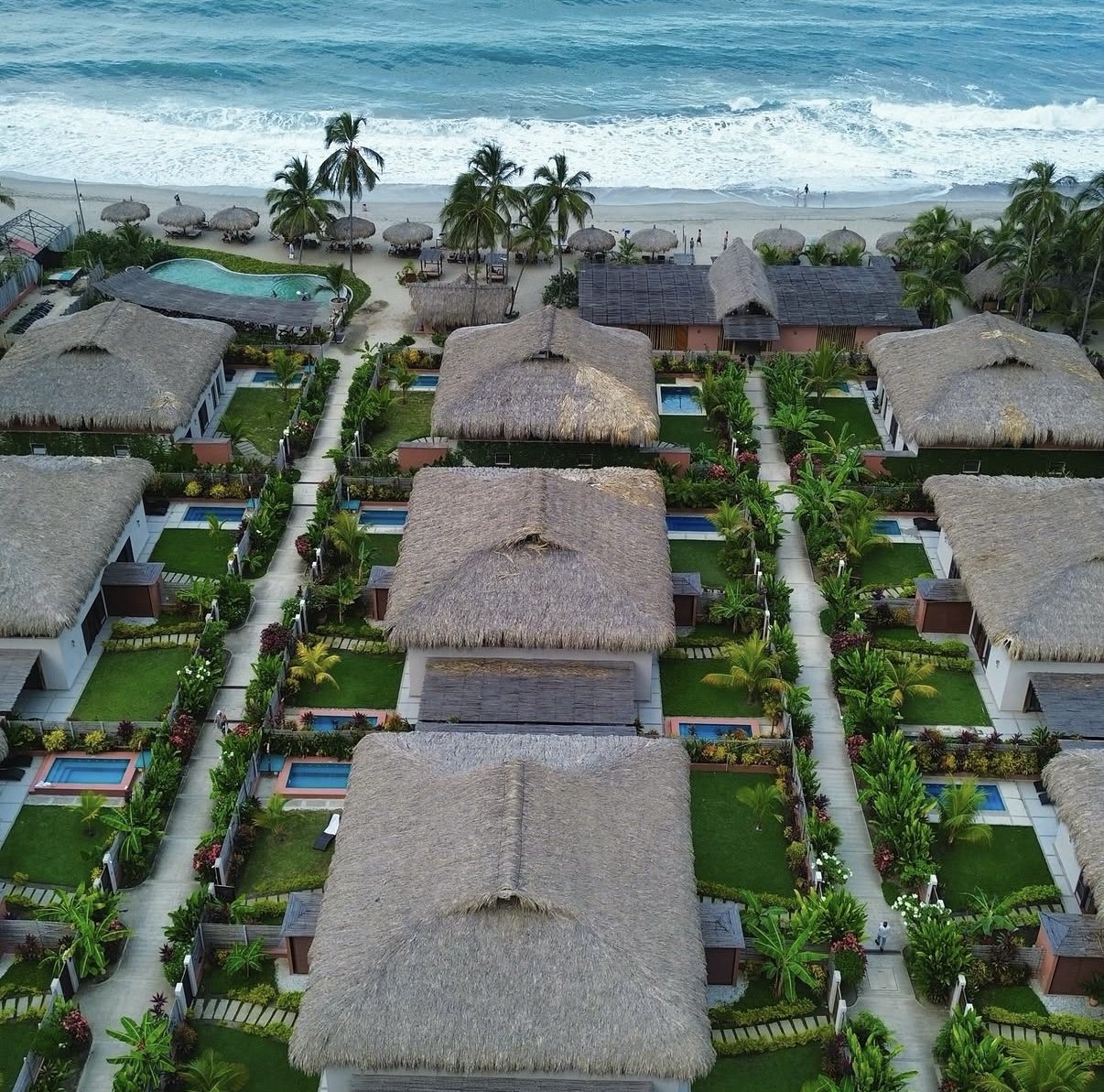 Villas de Kokkos Beach frente al Caribe