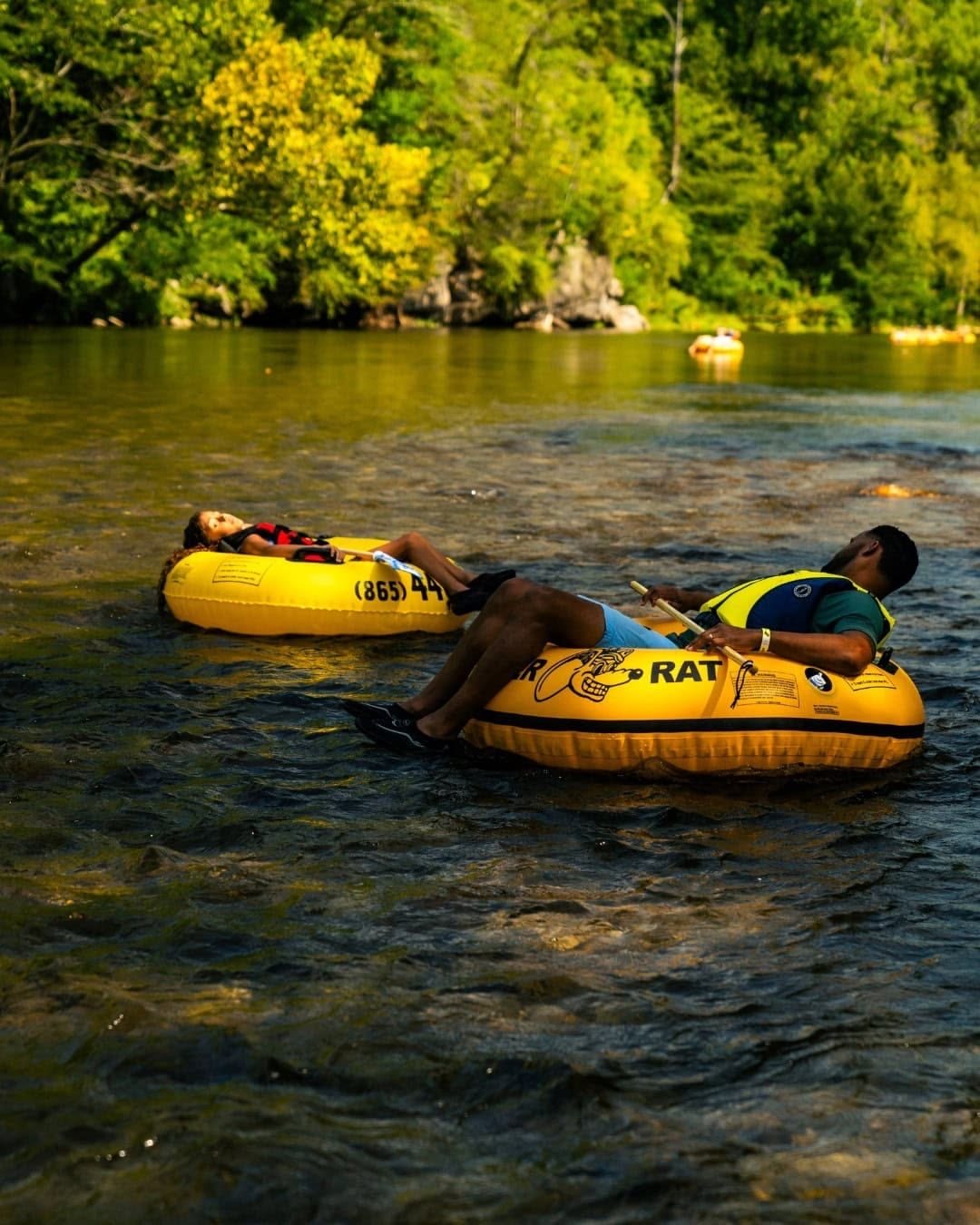 Experiencia en el río durante la estadía