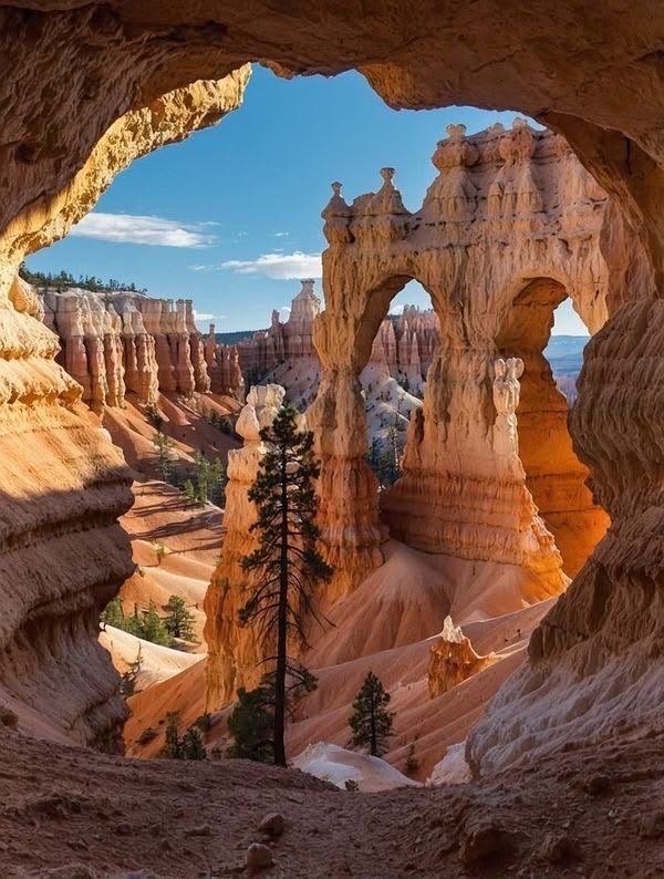 Sendero entre formaciones naturales de Utah