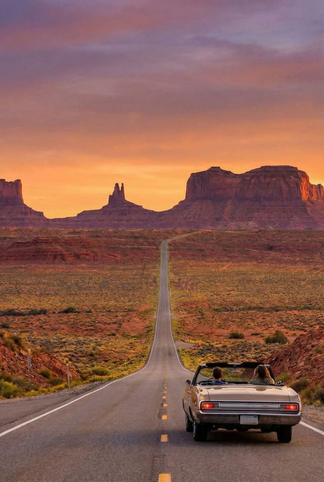 Carretera hacia Monument Valley
