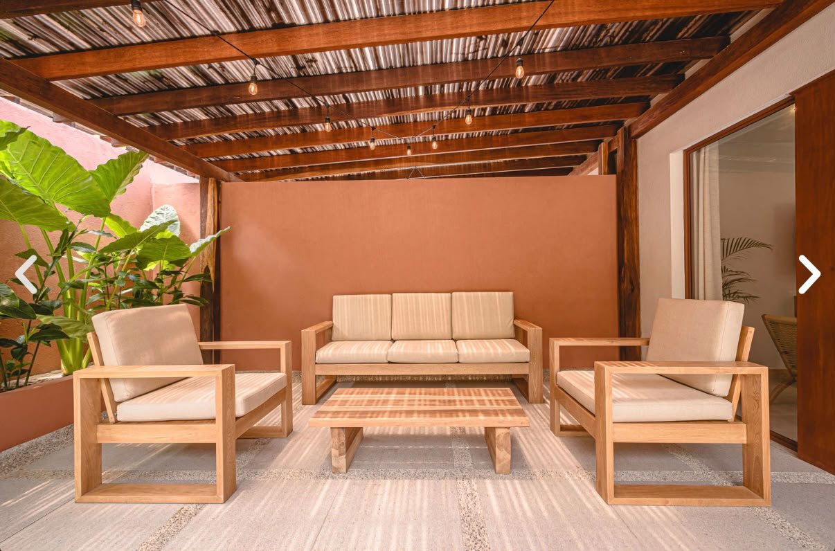 Terraza privada de la villa