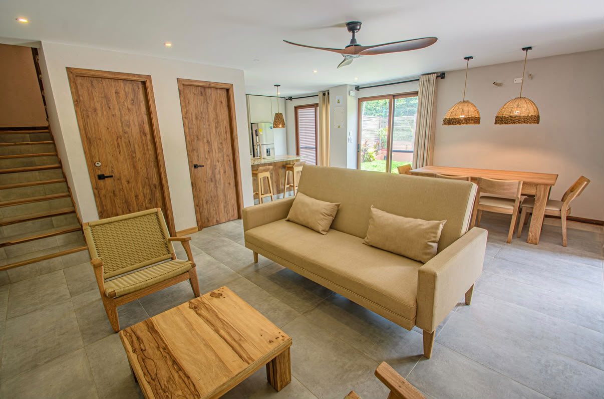 Sala interior de la villa