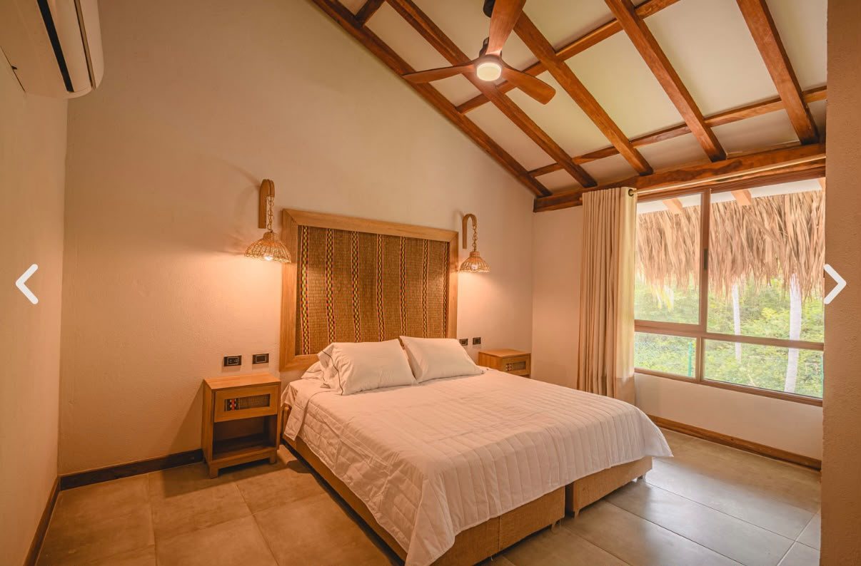 Habitación principal de la villa